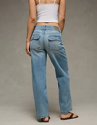 Jean-cigarette à taille haute AE