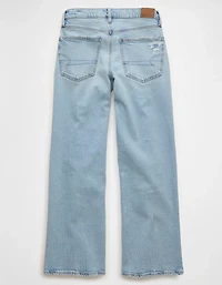 AE Stretch Butterfly Appliqué High-Waisted Stovepipe Jean