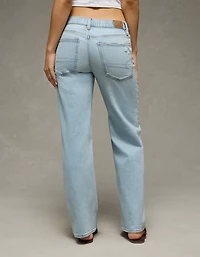 Jean-cigarette à taille haute avec appliqué extensible AE