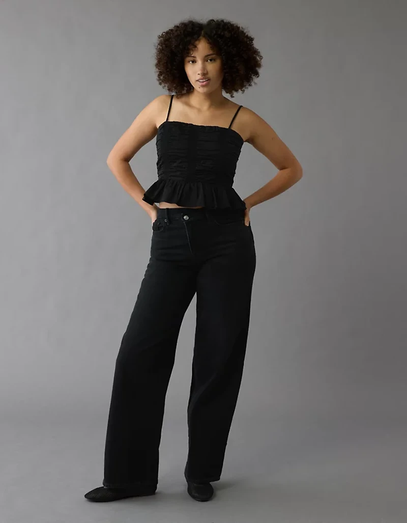 AE Strigid Curvy Super High-Waisted Baggy Straight Jean