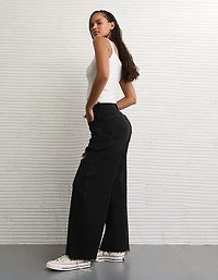 AE Dreamy Drape Stretch Curvy Super High-Waisted Baggy Wide-Leg Jean