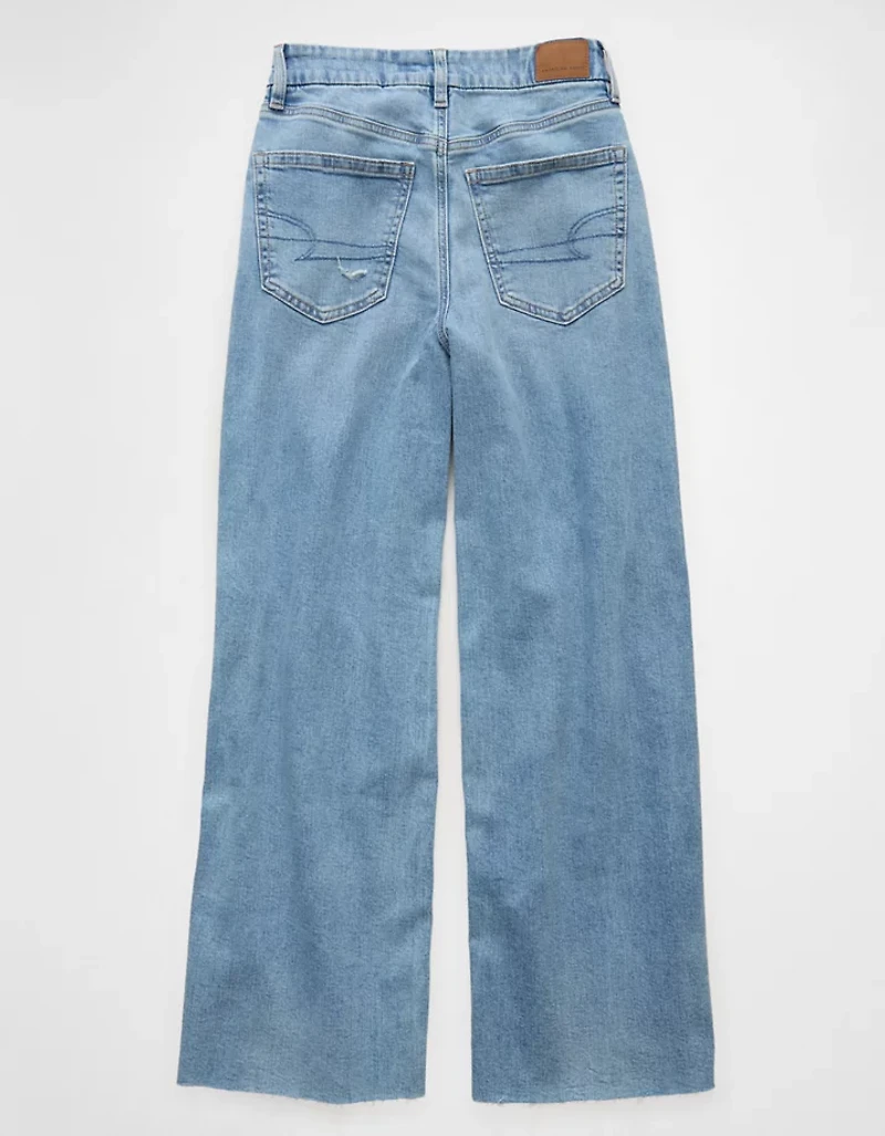 AE Dreamy Drape Curvy Super High-Waisted Baggy Wide-Leg Jean