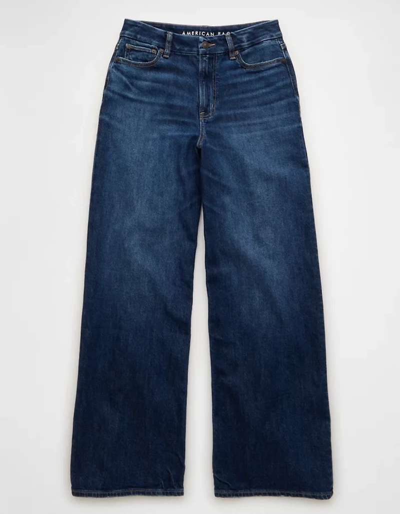 AE Curvy Super High-Waisted Baggy Wide-Leg Jean