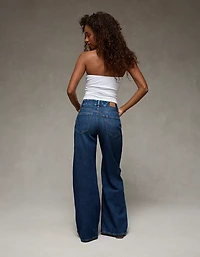 AE Curvy Super High-Waisted Baggy Wide-Leg Jean