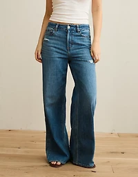 AE Curvy Super High-Waisted Baggy Wide-Leg Jean
