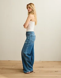 AE Curvy Super High-Waisted Baggy Wide-Leg Jean