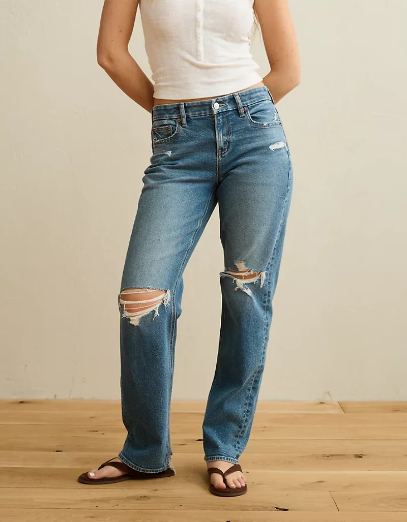 AE Curvy High-Waisted Straight Jean