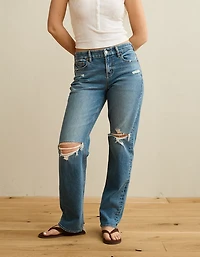 AE Curvy High-Waisted Straight Jean