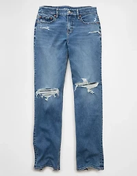 AE Stretch Curvy Ripped Straight Jean