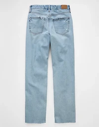 Jean droit à taille haute tout en rondeur AE