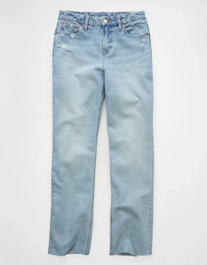 AE High-Waisted Curvy Straight Jean