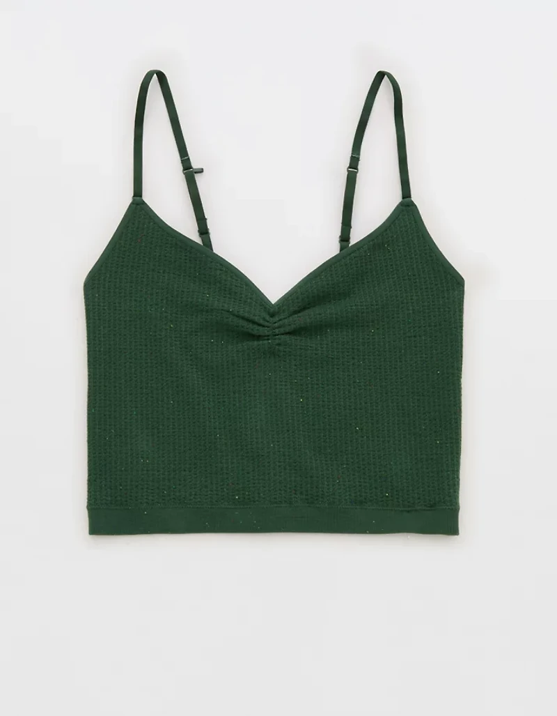 Superchill Seamless Waffle Bra Top