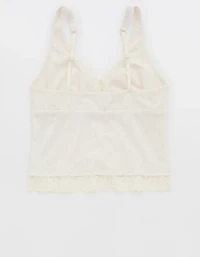 Superchill Cotton Rib Vintage Lace Tank Top