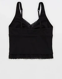 Superchill Cotton Rib Vintage Lace Tank Top