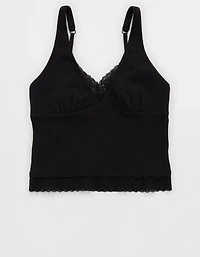 Superchill Cotton Rib Vintage Lace Tank Top