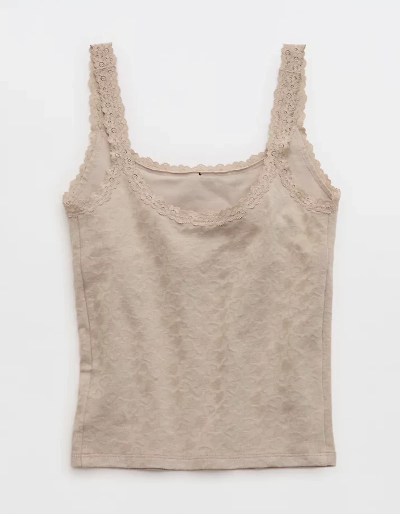 Superchill Cotton Heart Jacquard Tank Top