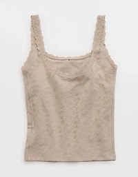 Superchill Cotton Heart Jacquard Tank Top