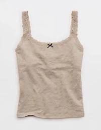 Superchill Cotton Heart Jacquard Tank Top