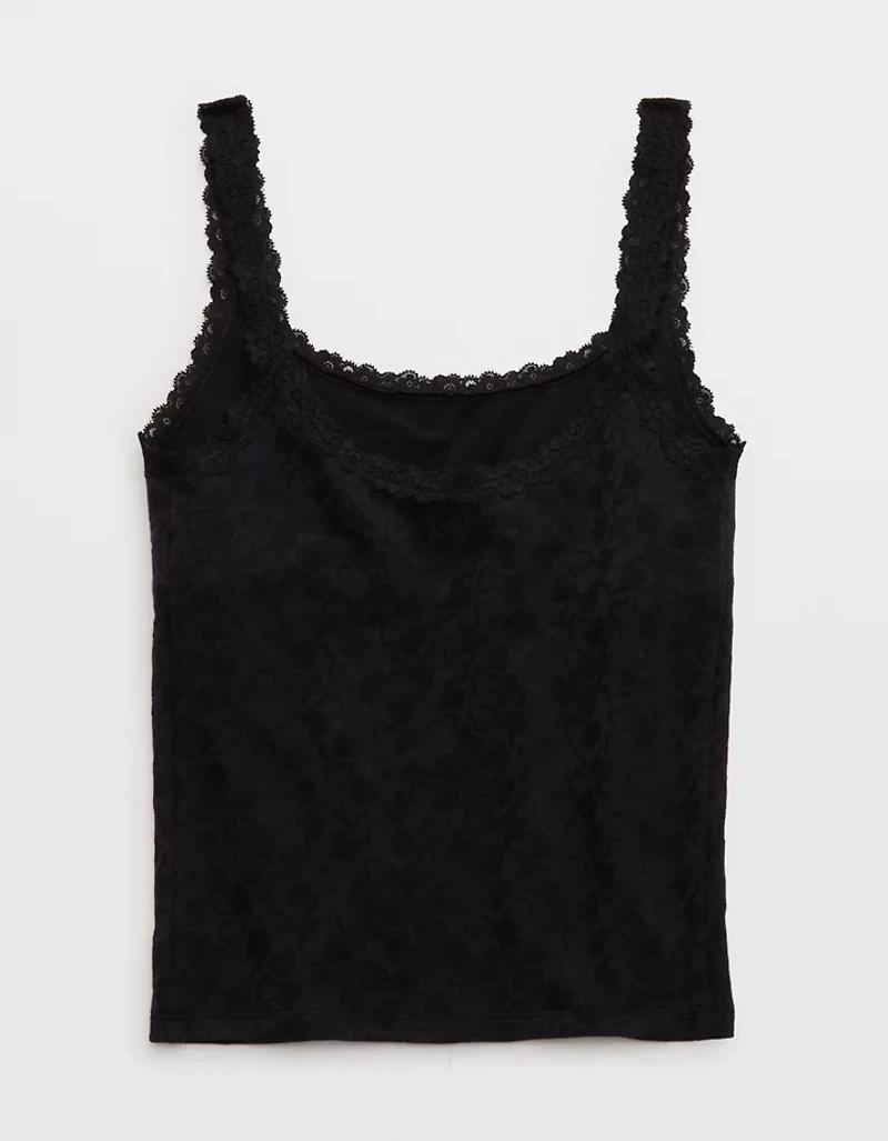 Superchill Cotton Heart Jacquard Tank Top