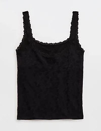 Superchill Cotton Heart Jacquard Tank Top