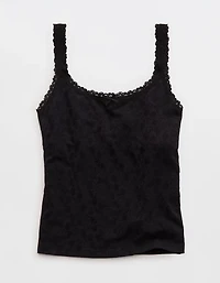 Superchill Cotton Heart Jacquard Tank Top