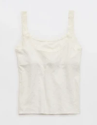 Superchill Cotton Heart Jacquard Tank Top