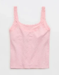 Superchill Cotton Heart Jacquard Tank Top