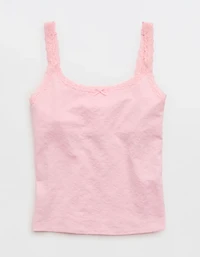 Superchill Cotton Heart Jacquard Tank Top