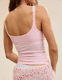 Superchill Cotton Heart Jacquard Tank Top