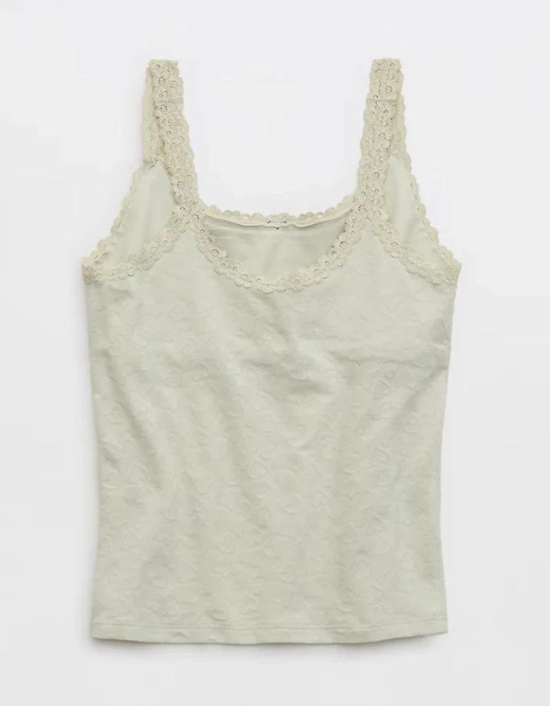Superchill Cotton Heart Jacquard Tank Top
