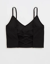Superchill Seamless Rib Padded Bra Top