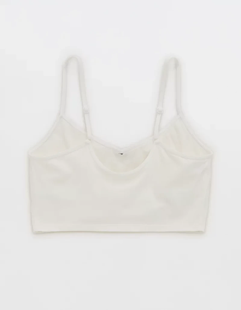 Superchill Cotton Ruched Bra Top