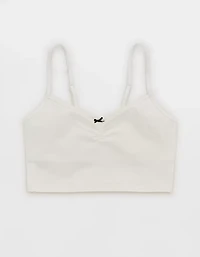 Superchill Cotton Ruched Bra Top