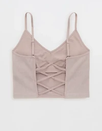 Superchill Seamless Rib Padded Bra Top