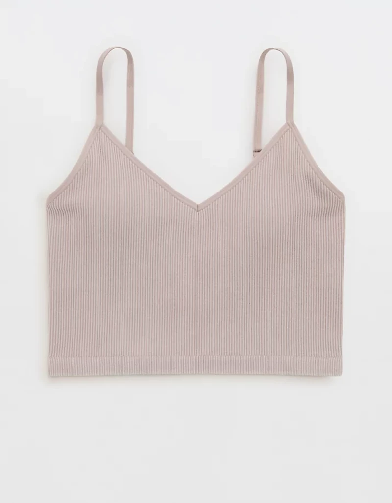 Superchill Seamless Rib Padded Bra Top