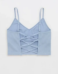 Superchill Seamless Rib Padded Bra Top