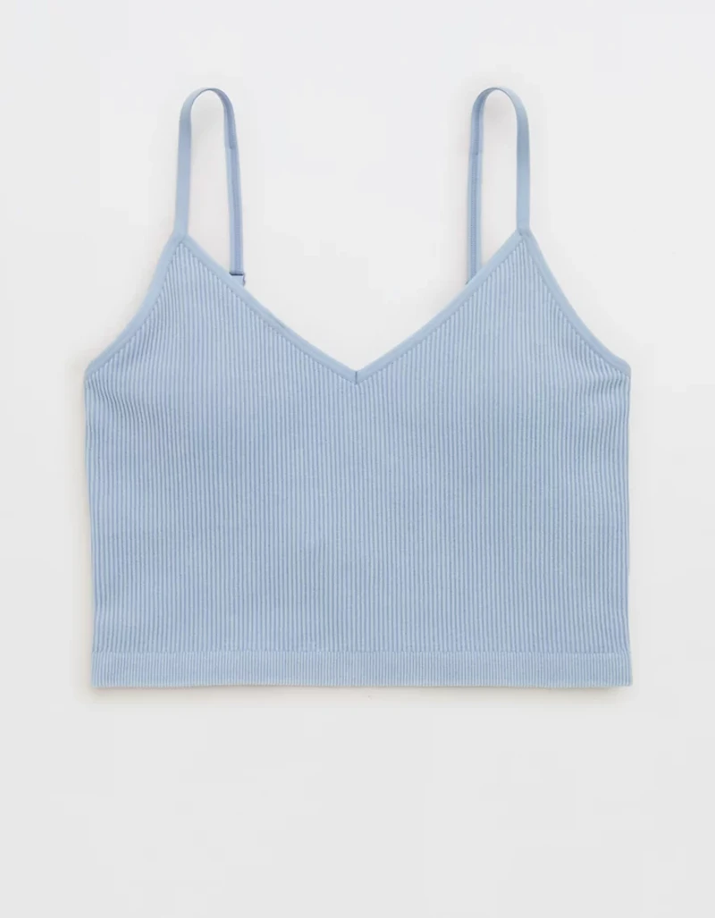 Superchill Seamless Rib Padded Bra Top