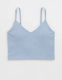 Superchill Seamless Rib Padded Bra Top