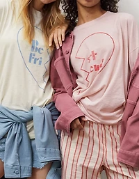 Aerie x Emily + Meritt Oversized Boyfriend T-Shirt