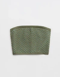 Aerie Crochet Sweater Tube Top