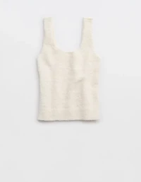 Aerie Marshmallow Cropped Tank Top
