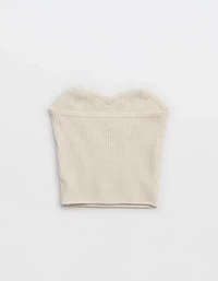Aerie Pearl Ribbed Sweater Tube Top