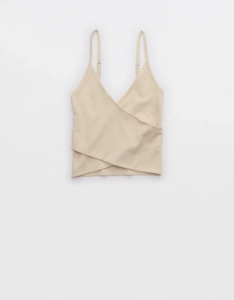Aerie Chill Up Cross Front Tank Top
