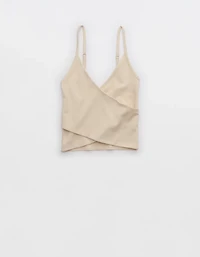 Aerie Chill Up Cross Front Tank Top