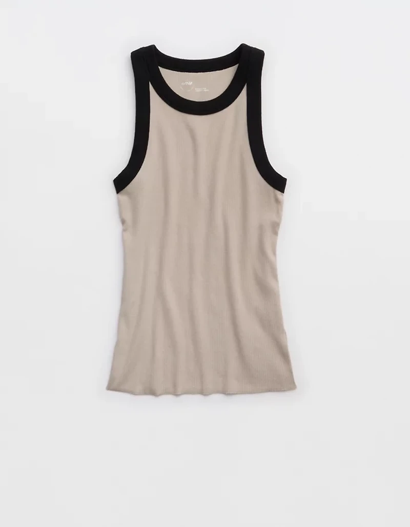 Aerie High Neck Tuckable Tank Top
