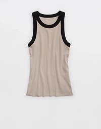 Aerie High Neck Tuckable Tank Top