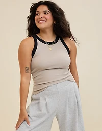 Aerie High Neck Tuckable Tank Top