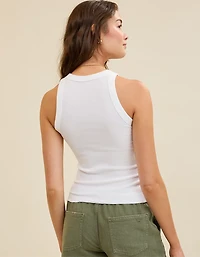 Aerie High Neck Tuckable Tank Top