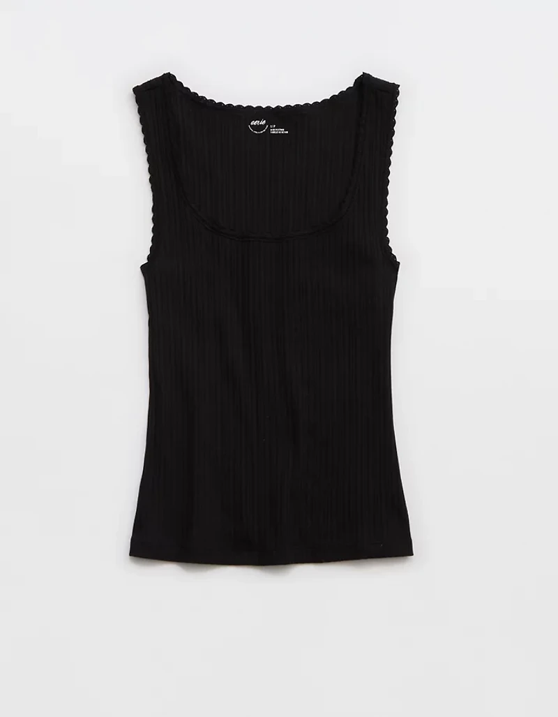 Aerie Ribbed Scoop Neck Tank Top