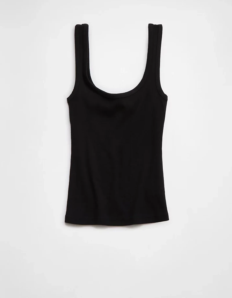 Aerie Double Scoop Neck Tank Top
